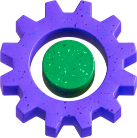 3D Buildable Mindmap Cogwheel